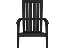 Gartenstühle|vidaXL Adirondack-Gartenstuhl Schwarz Polypropylen