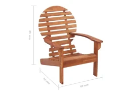 vidaXL Adirondack-Stuhl Massivholz Akazie* Sale