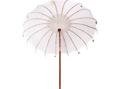 Sonnenschirme|vidaXL Balinesischer Sonnenschirm Creme 215 x 215 x 260 cm 42006451