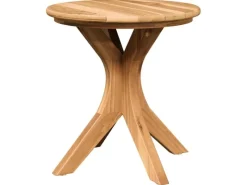 vidaXL Beistelltisch Braun 40 x 40 x 41 cm Teak-Massivholz 42006357* Best