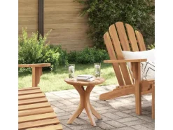 vidaXL Beistelltisch Braun 40 x 40 x 41 cm Teak-Massivholz 42006357* Best