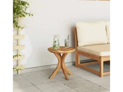 vidaXL Beistelltisch Braun 40 x 40 x 41 cm Teak-Massivholz 42006357* Best