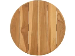 vidaXL Beistelltisch Braun 40 x 40 x 41 cm Teak-Massivholz 42006357* Best