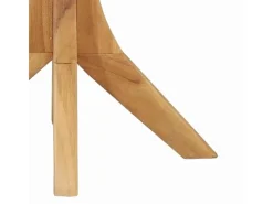 vidaXL Beistelltisch Braun 40 x 40 x 41 cm Teak-Massivholz 42006357* Best