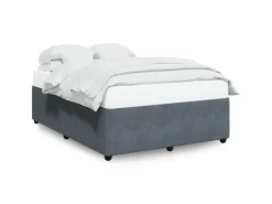 vidaXL Bettgestell Dunkelgrau 160x200 cm Samt Modell 32102449* Hot