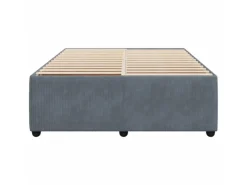 vidaXL Bettgestell Dunkelgrau 160x200 cm Samt Modell 32102449* Hot