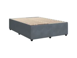 vidaXL Bettgestell Dunkelgrau 160x200 cm Samt Modell 32102449* Hot