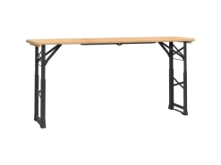 vidaXL Biertisch Klappbar 170x50x75/105 cm Massivholz Tanne 363114* Hot