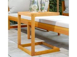 Gartentische|vidaXL C-Tisch 42x40x50 cm Massivholz Akazie 365857