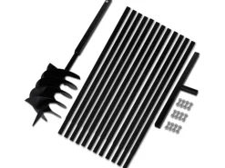 vidaXL Erdbohrer mit Griff 200 mm Verlängerungsrohr 13m 270537* Sale