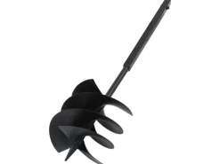 Bodenbearbeitung|vidaXL Erdbohrer mit Griff 250 mm mit Verlängerungsrohr 4 m Stahl 3059406