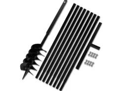 vidaXL Erdbohrer mit Griff 150 mm Verlängerungsrohr 9 m 270528* Outlet