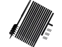 vidaXL Erdbohrer mit Griff 120 mm Verlängerungsrohr 13 m 270525* Outlet