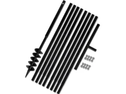 vidaXL Erdbohrer mit Griff 100 mm Verlängerungsrohr 9 m 270520* Clearance