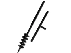 vidaXL Erdbohrer mit Griff 100 mm Verlängerungsrohr 9 m 270520* Clearance