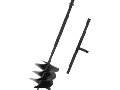 Bodenbearbeitung|vidaXL Erdbohrer mit Griff 250 mm Stahl Schwarz 145258