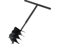 Bodenbearbeitung|vidaXL Erdbohrer mit Griff 250 mm Stahl Schwarz 145258