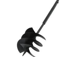 Bodenbearbeitung|vidaXL Erdbohrer mit Griff 250 mm Stahl Schwarz 145258