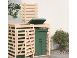 Mülltonnenboxen|vidaXL Erweiterung für Mülltonnenbox Massivholz Kiefer