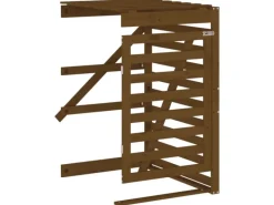 vidaXL Erweiterung für Mülltonnenbox Honigbraun Massivholz Kiefer* Sale