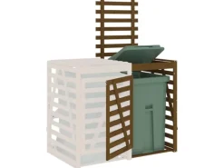 vidaXL Erweiterung für Mülltonnenbox Honigbraun Massivholz Kiefer* Sale
