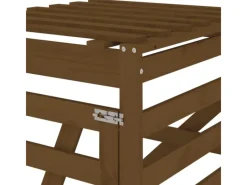 vidaXL Erweiterung für Mülltonnenbox Honigbraun Massivholz Kiefer* Sale