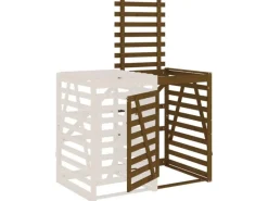 vidaXL Erweiterung für Mülltonnenbox Honigbraun Massivholz Kiefer* Sale