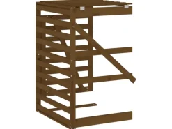 vidaXL Erweiterung für Mülltonnenbox Honigbraun Massivholz Kiefer* Sale