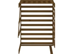 vidaXL Erweiterung für Mülltonnenbox Honigbraun Massivholz Kiefer* Sale