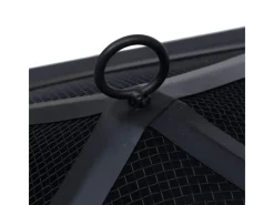 Feuerschalen|vidaXL Feuerstelle Schwarz 45x45x45 cm Stahl