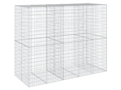 Feuerschalen|vidaXL Gabione mit Deckel 250x100x200 cm Eisen 2157970