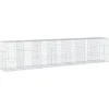 Feuerschalen|vidaXL Gabione mit Deckel 700x100x150 cm Eisen 2144928