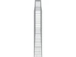 vidaXL Gabionen mit Hochbogen 8 Stk 400x30x180/200cm Eisen 1635434* Outlet