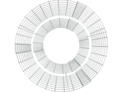 vidaXL Gabionen-Feuerstelle Ø 50 cm Verzinktes Eisen Modell 1* Discount