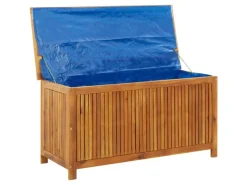vidaXL Garten-Aufbewahrungsbox 113x50x58 cm Massivholz Akazie* Best