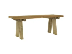 vidaXL Gartenbank 110 cm Massivholz Kiefer Imprägniert 318173* Outlet