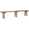 vidaXL Gartenbank 220 cm Massivholz Kiefer Imprägniert 318175* Discount