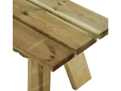 vidaXL Gartenbank 220 cm Massivholz Kiefer Imprägniert 318175* Discount