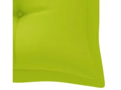 vidaXL Gartenbank mit Heller Auflage 175 cm Massivholz Teak 3062810* Sale