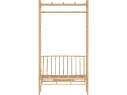 vidaXL Gartenbank mit Pergola 116 cm Bambus* Sale