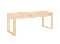 vidaXL Gartenbank 110x38x45 cm Massivholz Kiefer* Clearance
