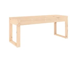 vidaXL Gartenbank 110x38x45 cm Massivholz Kiefer* Clearance