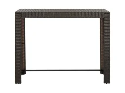 Gartentische|vidaXL Garten-Bartisch 140,5x60,5x110,5 cm Poly Rattan 45876