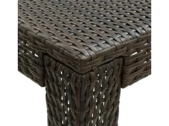 Gartentische|vidaXL Garten-Bartisch 140,5x60,5x110,5 cm Poly Rattan 45876