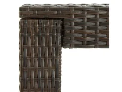 Gartentische|vidaXL Garten-Bartisch 140,5x60,5x110,5 cm Poly Rattan 45876