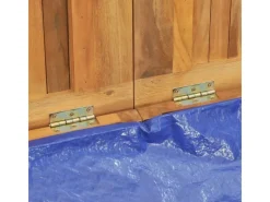 vidaXL Gartenbox Teak 175x50x55 cm Massivholz* Sale