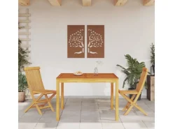 vidaXL Garten-Esstisch 110x110x75 cm Massivholz Akazie 366369* Online