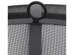 Feuerschalen|vidaXL Garten-Feuerschale mit Grill Edelstahl 76 cm