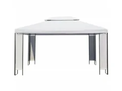 vidaXL Gartenpavillon Weiß 3x4 m Modell 1* New