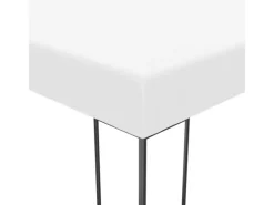 Gartenlauben|vidaXL Gartenpavillon 3x3 m Weiß Modell 11